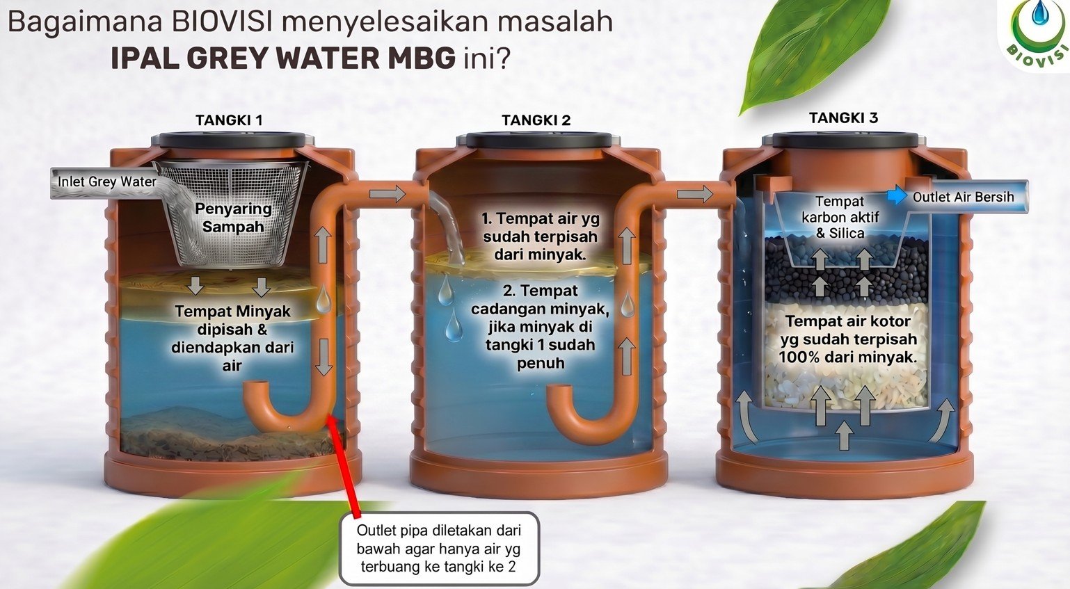 IPAL DAPUR MBG 3000 LITER